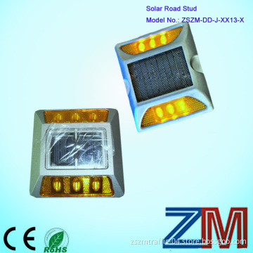 Amber LED Constant &Flash Model Solar Studs Lights 3X2 PCS